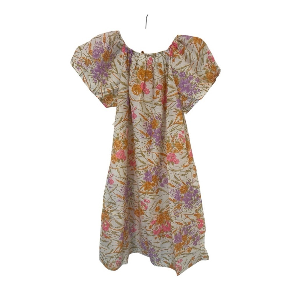 Vintage Sears Floral House Dress – Size L (16/18) 1960’s-1970’s retro fashion - Picture 4 of 4